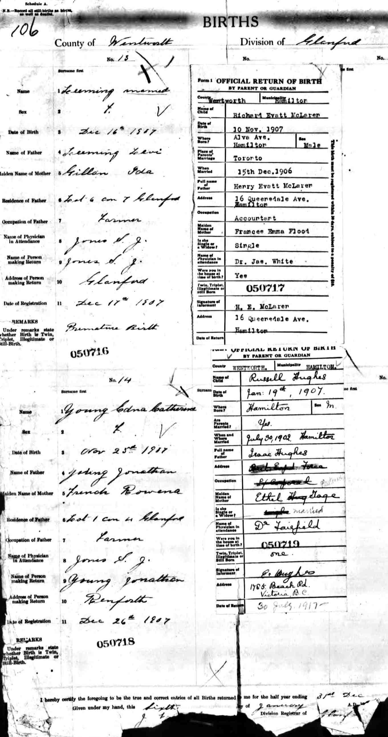birth record - richard evatt mclaren 1907.jpg