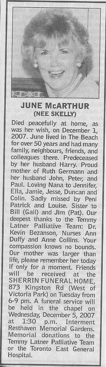obituary - june mcarthur nee skelly 2007.jpg
