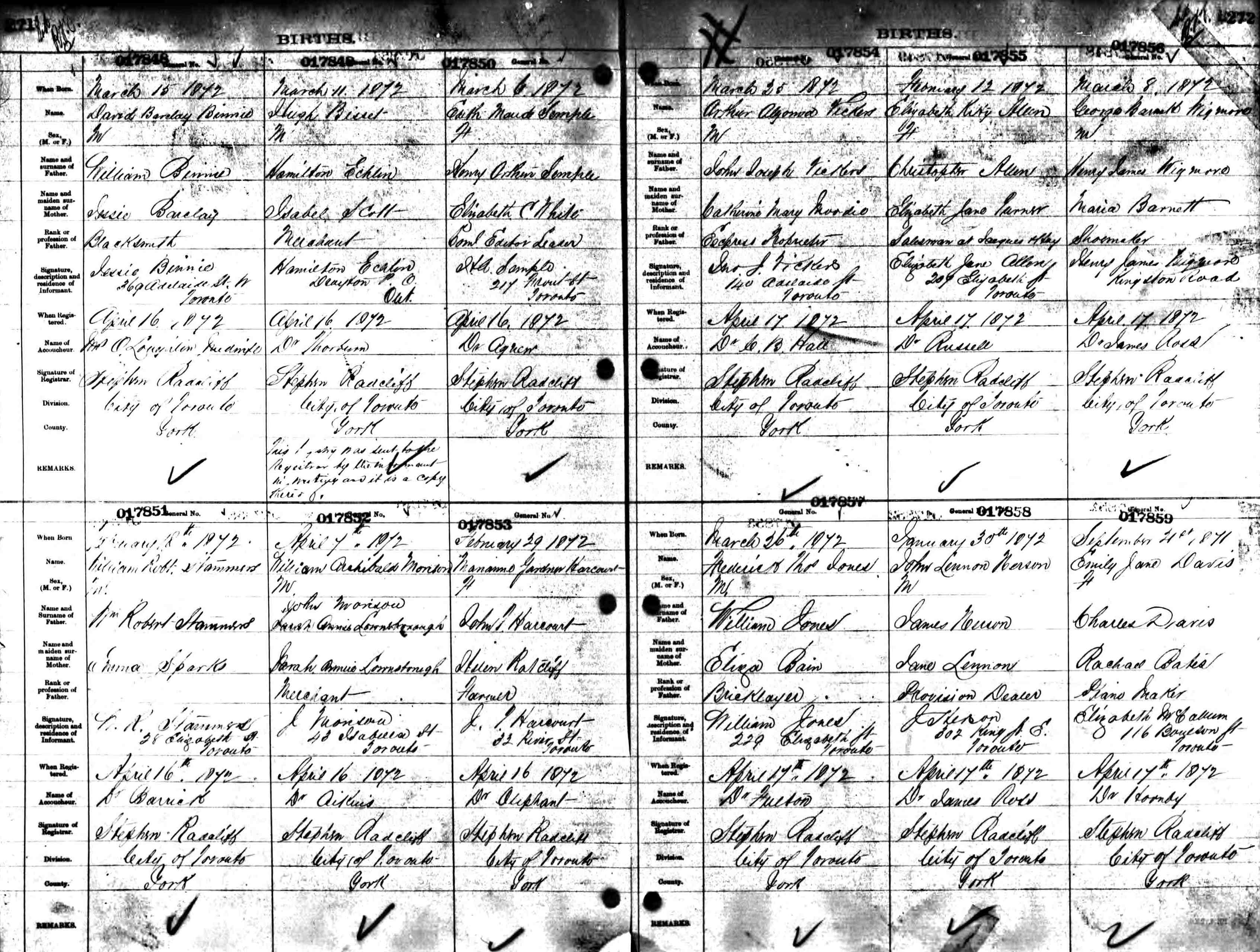 birth record - arthur algoma vickers 1872.jpg