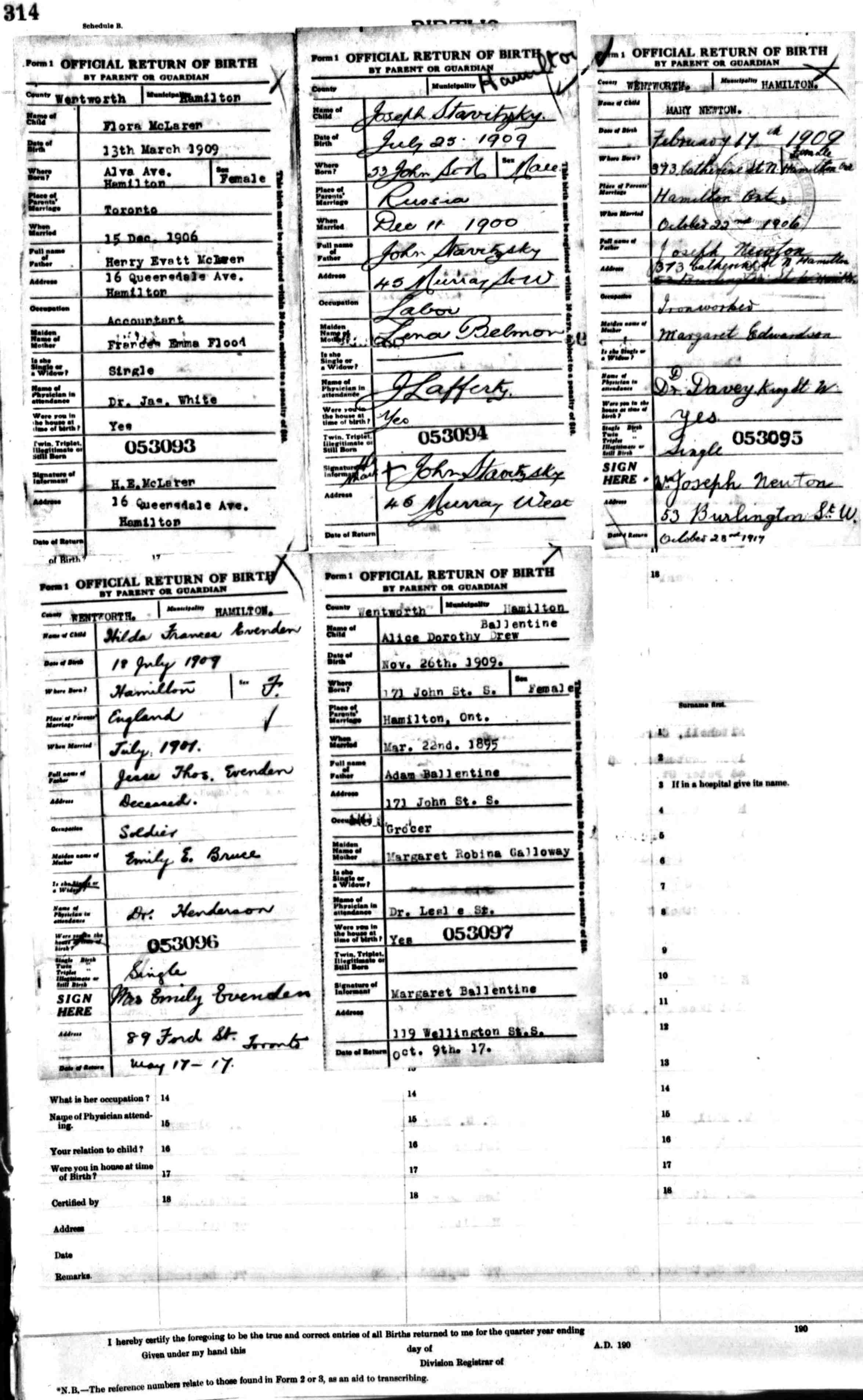 birth record - flora mclaren 1909.jpg