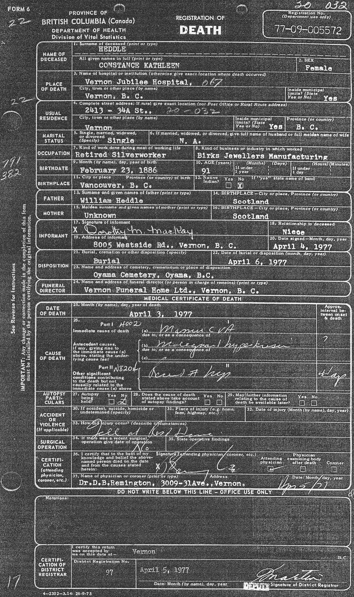 death record - constance kathleen heddle 1977.jpg