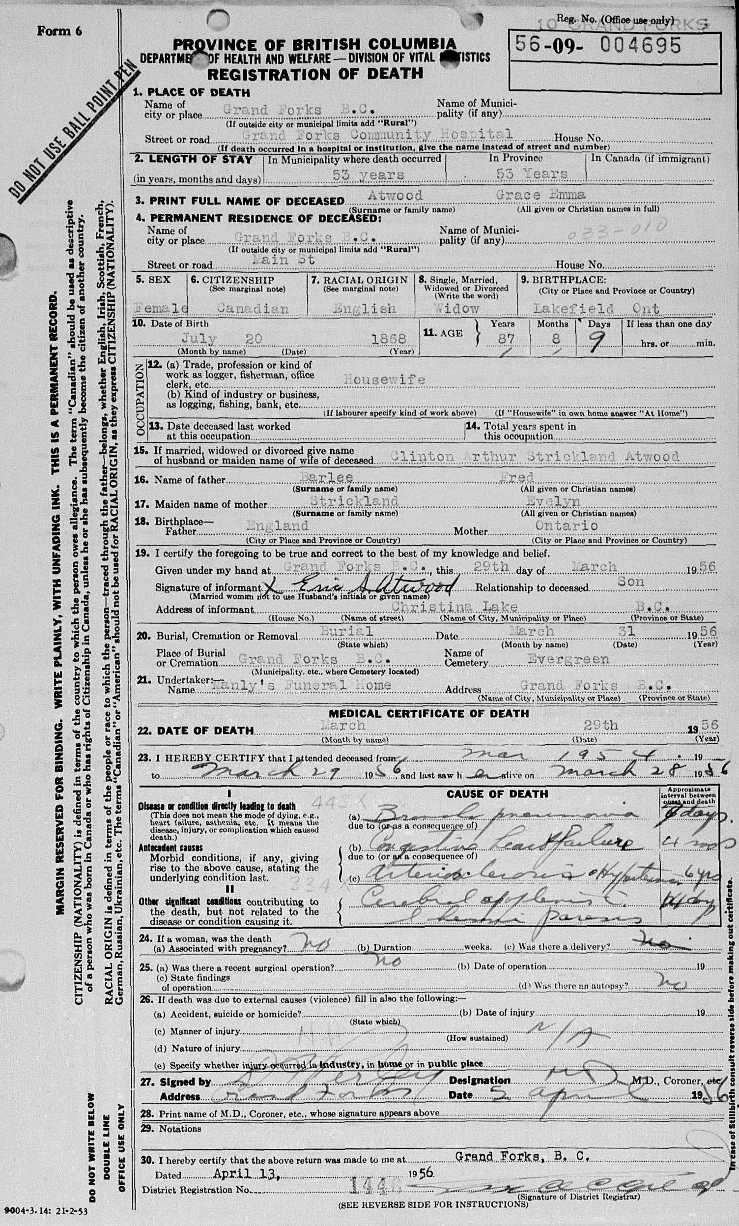 death record - grace emma atwood nee barlee 1956.jpg