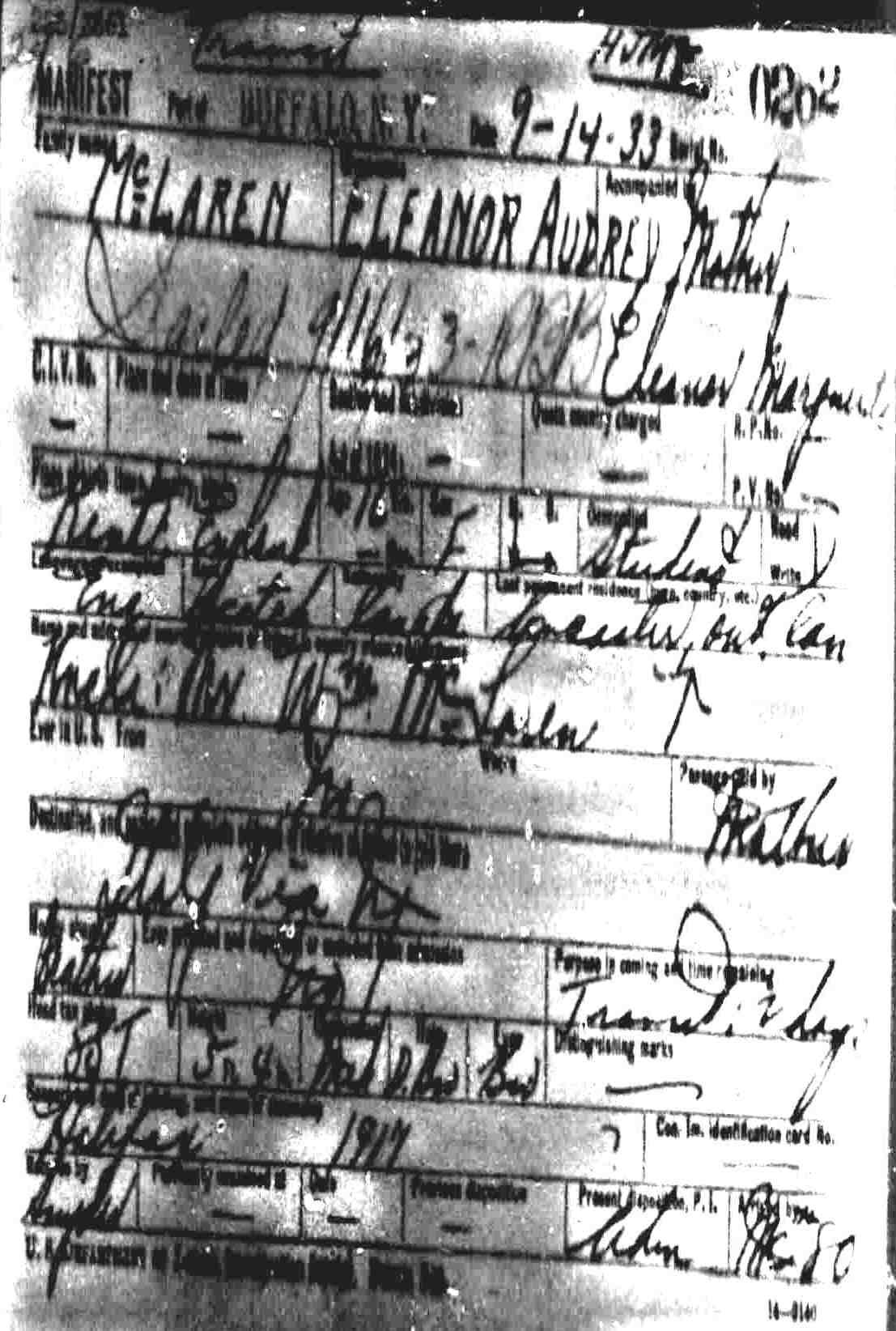 travel record - audrey babs mclaren - canada to us - sept1933 - 1.jpg